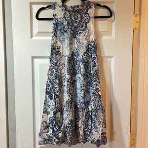 Blue moon boutique floral high neck dress